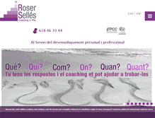 Tablet Screenshot of coaching-roserselles.com